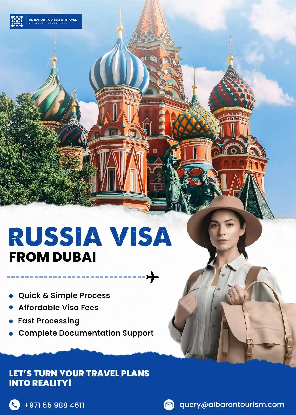 Russia Visa from Dubai