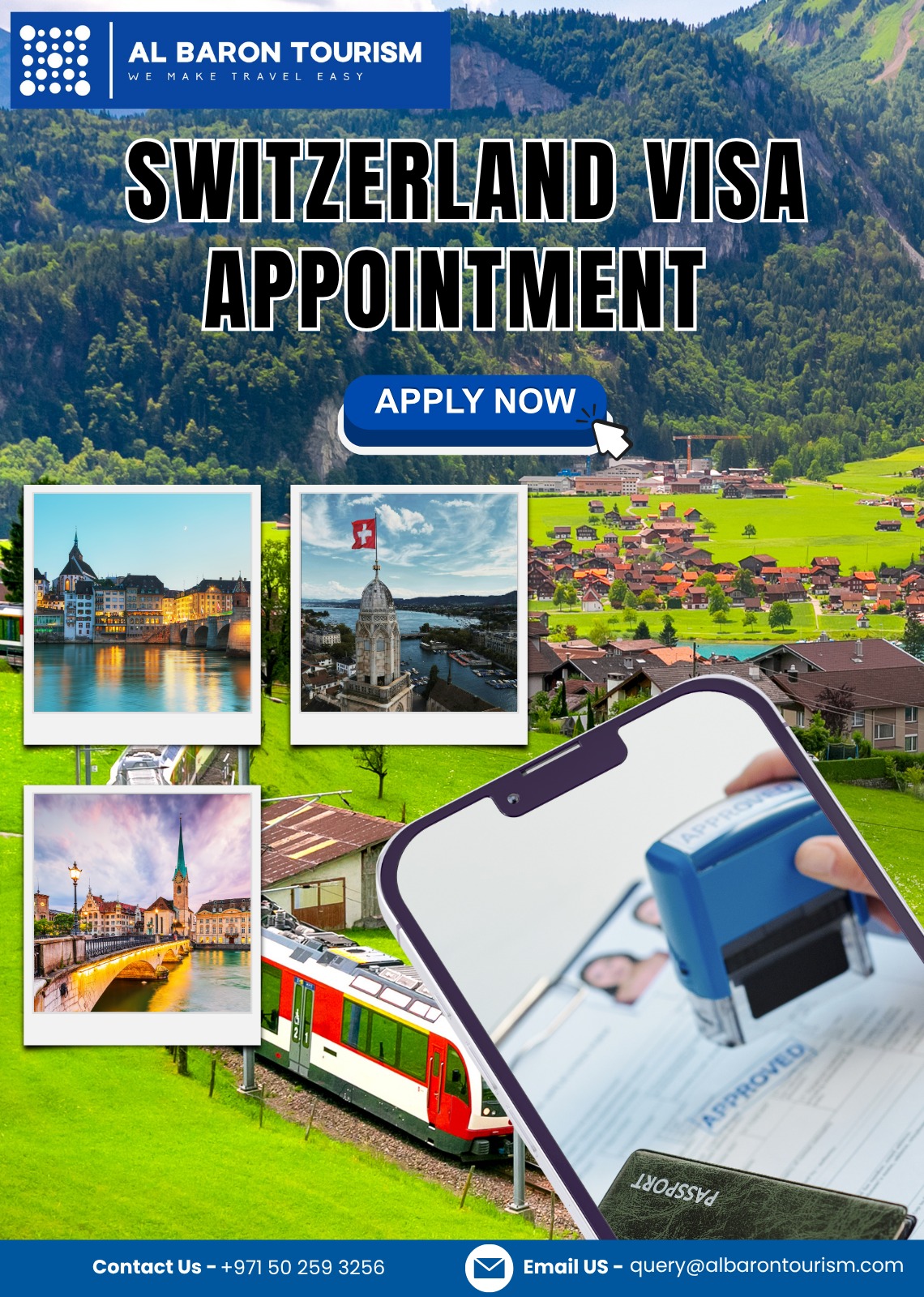 Switzerland visa appointment
